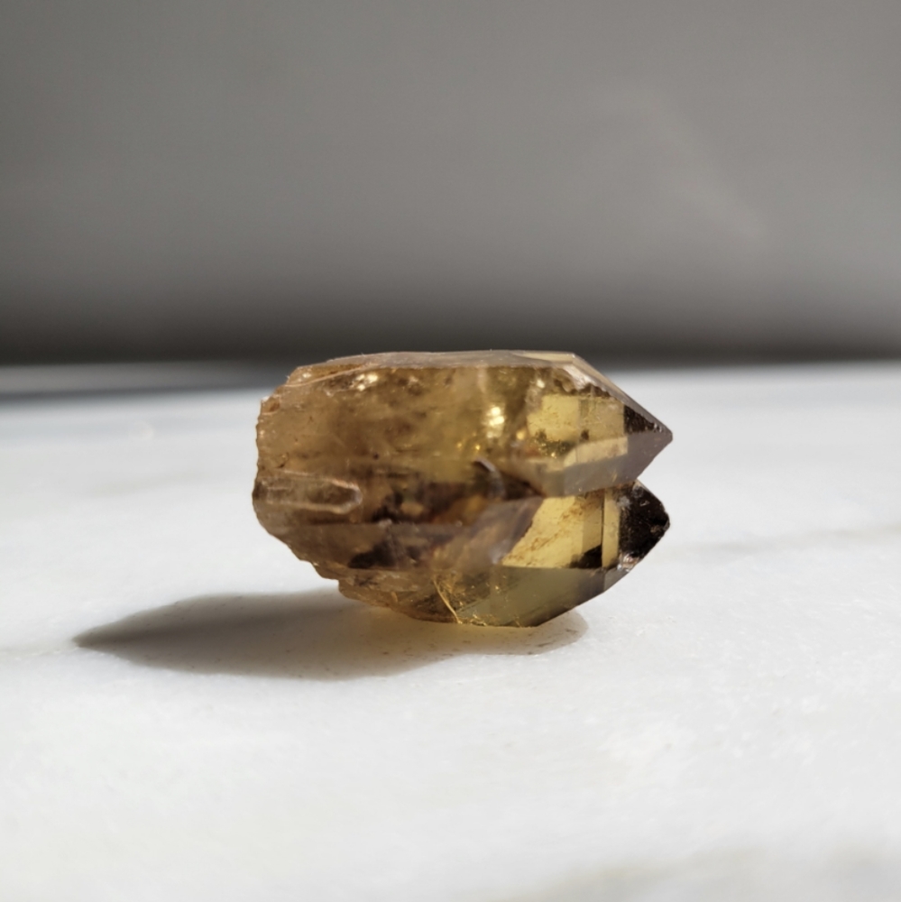 Natural Trio Kundalini Citrine Quartz Crystal